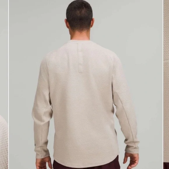 Lululemon At Ease Crew. Size Xxl. Never worn. Raw linen. - Picture 5 of 6